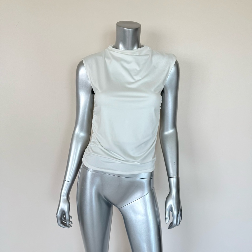 NEW!!! Women white tank top size L